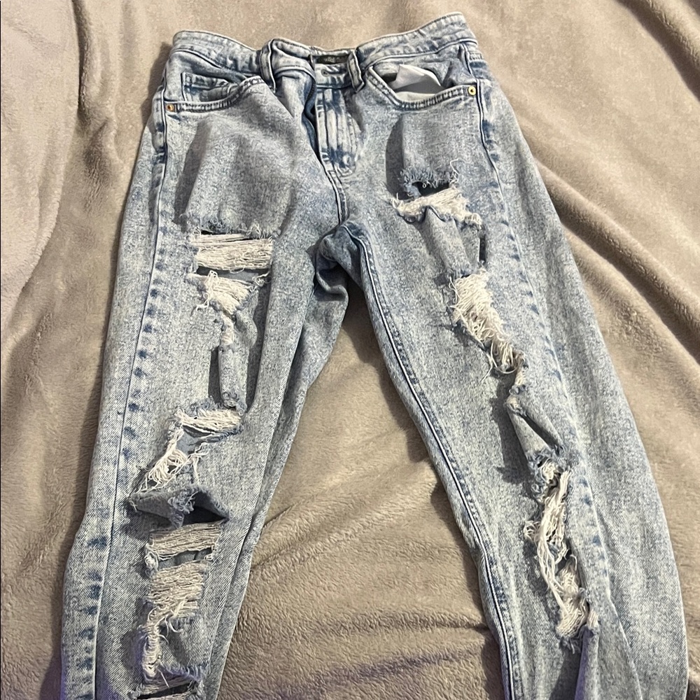 Wild Fable Ripped Light Blue Boyfriend Jeans